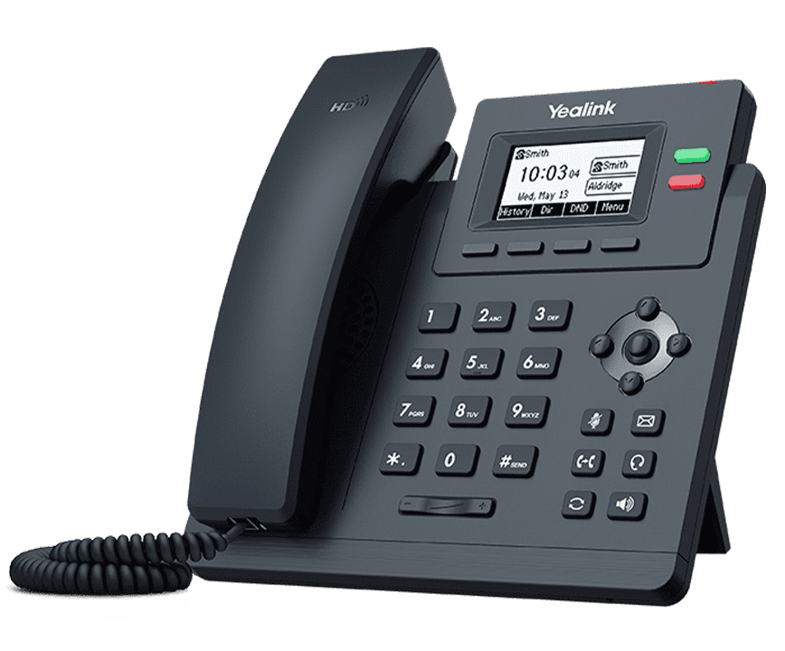 Yealink SIP-T31P – Kétvonalas belépő IP telefon PoE-vel