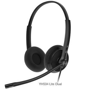 Yealink YHS34 Lite Dual – Vezetékes headset asztali telefonhoz